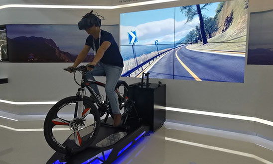 智慧展厅：自行车VR体验