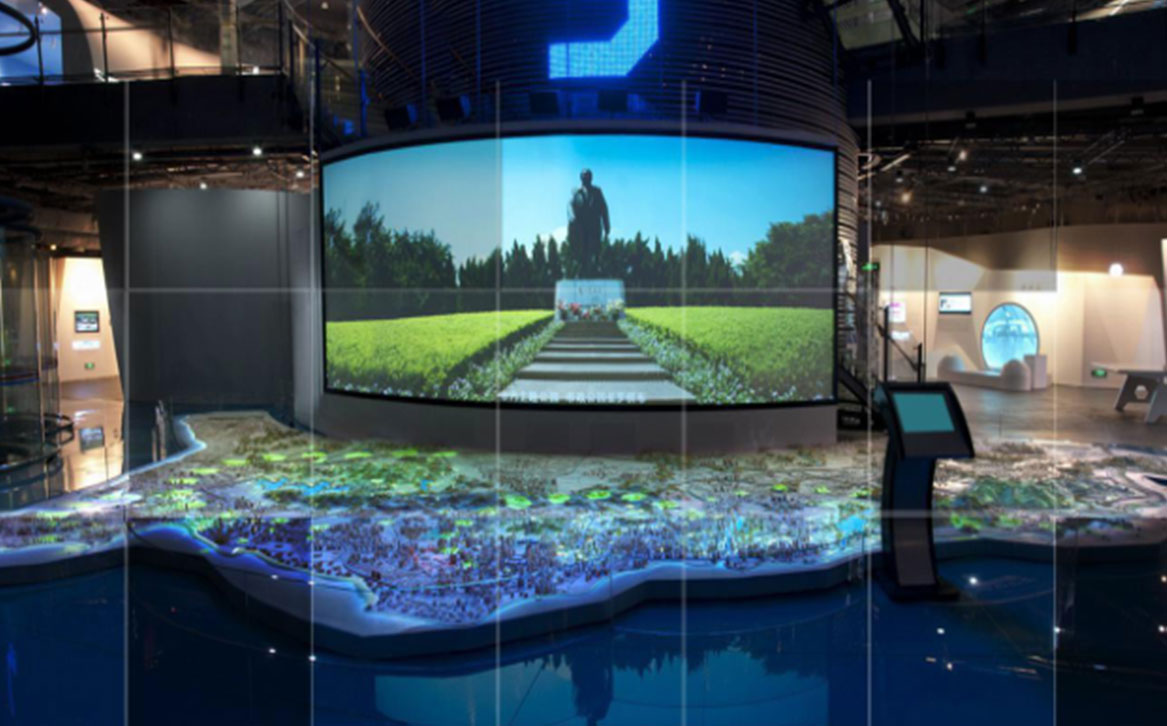 广西展厅设计投影数字沙盘制作 万像满足客户需求