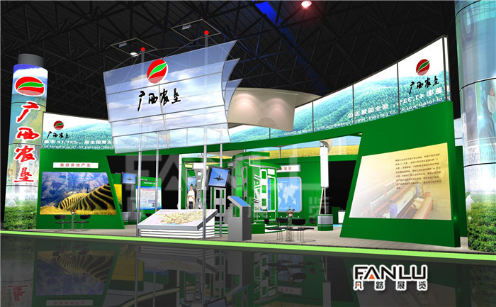 南宁展位设计中独特的用色技巧