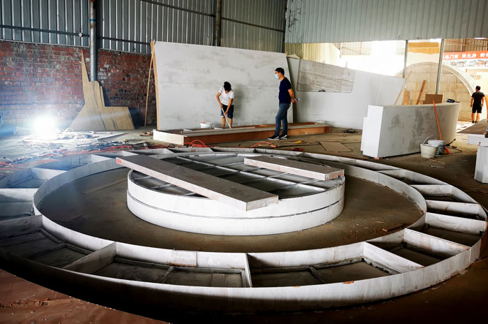 南宁展览工厂展台制作流程