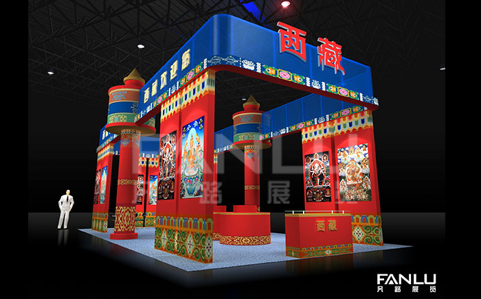 东盟文化展西藏展区
