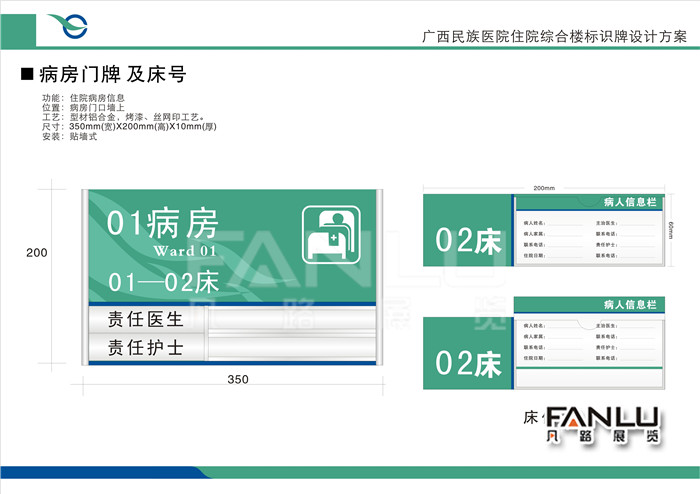 广西民族医院标牌系统