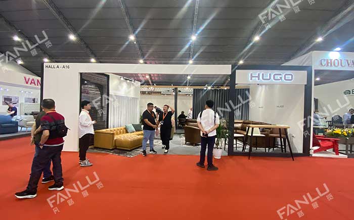 越南家具展HUGO展台搭建